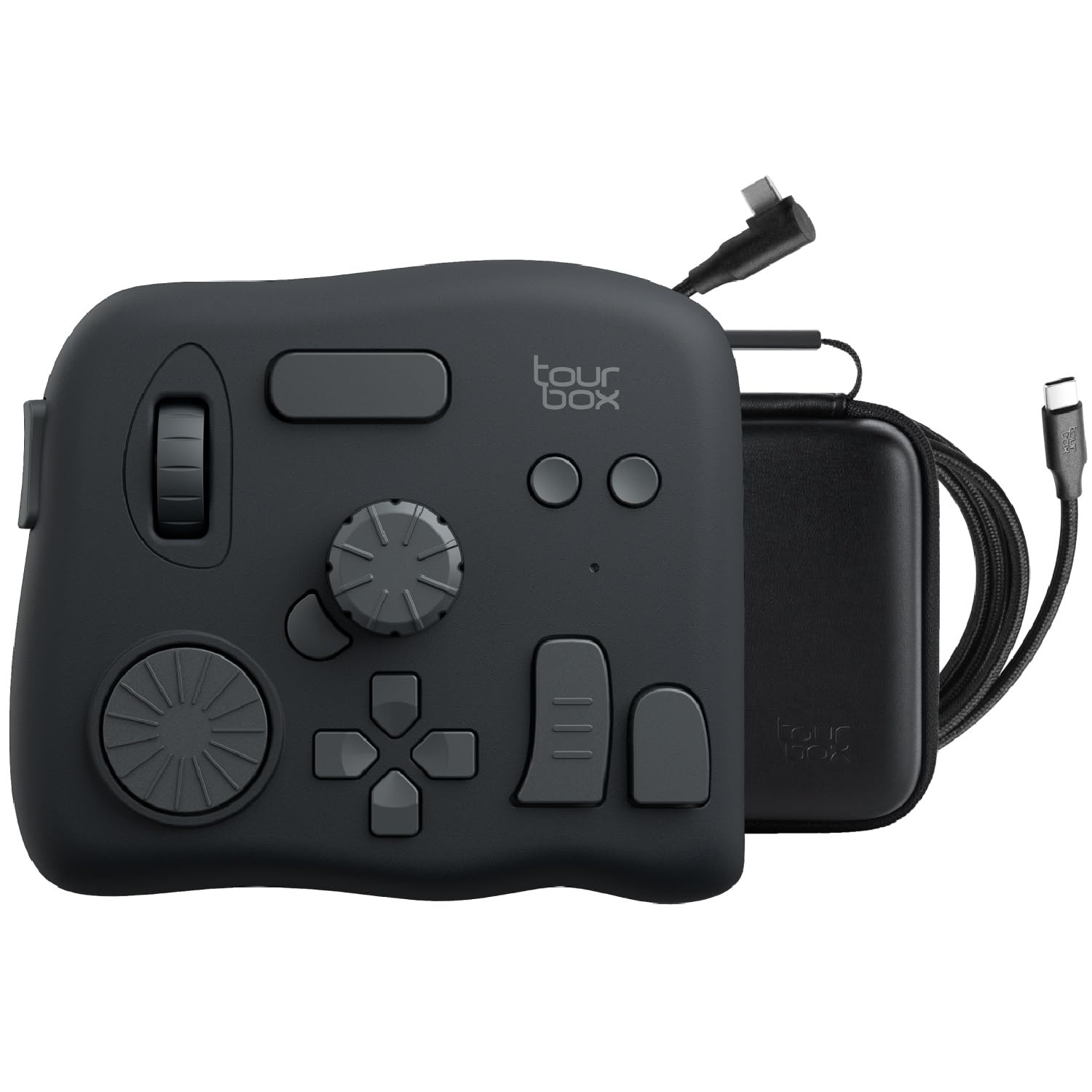 TourBox NEO - Custom Controller for Photo Video Editing, Color Grading, Illustration, MacOS/Windows, Photoshop Lightroom Davinci Resolve After Effects Premiere Final Cut Pro Programmable Keyboard