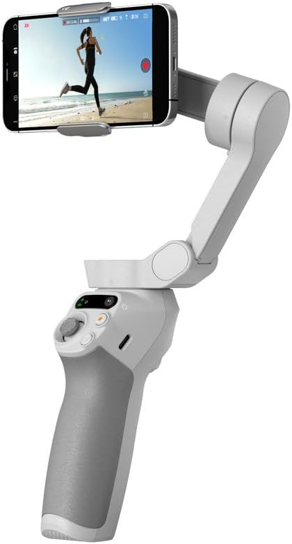 DJI Osmo Mobile SE, 3-Axis Phone Gimbal for iPhone, Android, Built-in Tripod, Selfie Stick, Gimbal Stabilizer for iphone, Andriod, ActiveTrack 6.0, Vlogging Stabilizer for Youtube, TikTok, Travel