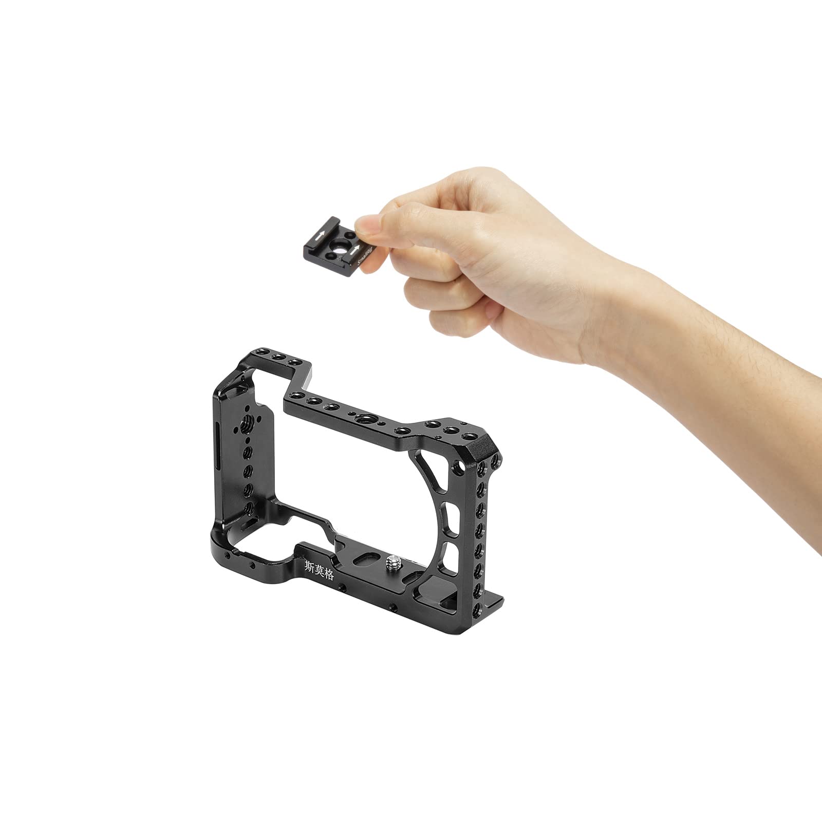 SmallRig Cold Shoe Mount (2pcs Pack) with 1/4"-20 Thread for Camera Cage Flash LED Monitor Microphone - 2060