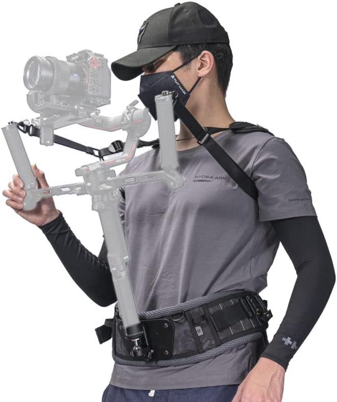 Tilta Lightweight Gimbal Support Vest | Compatible with DJI Ronin RS3 Pro/ RS4/ RS4 Pro | Ergonomic Support for Long Shoots | GSS-T04