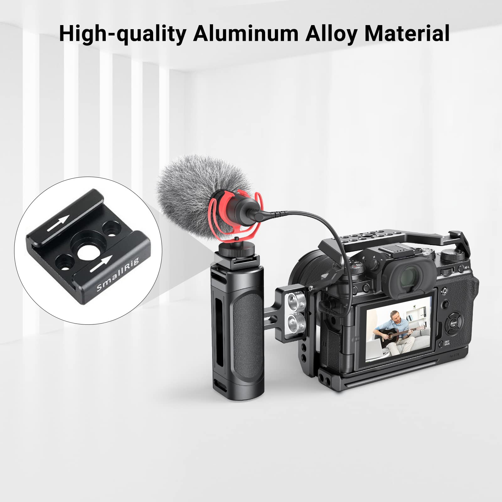 SmallRig Cold Shoe Mount (2pcs Pack) with 1/4"-20 Thread for Camera Cage Flash LED Monitor Microphone - 2060