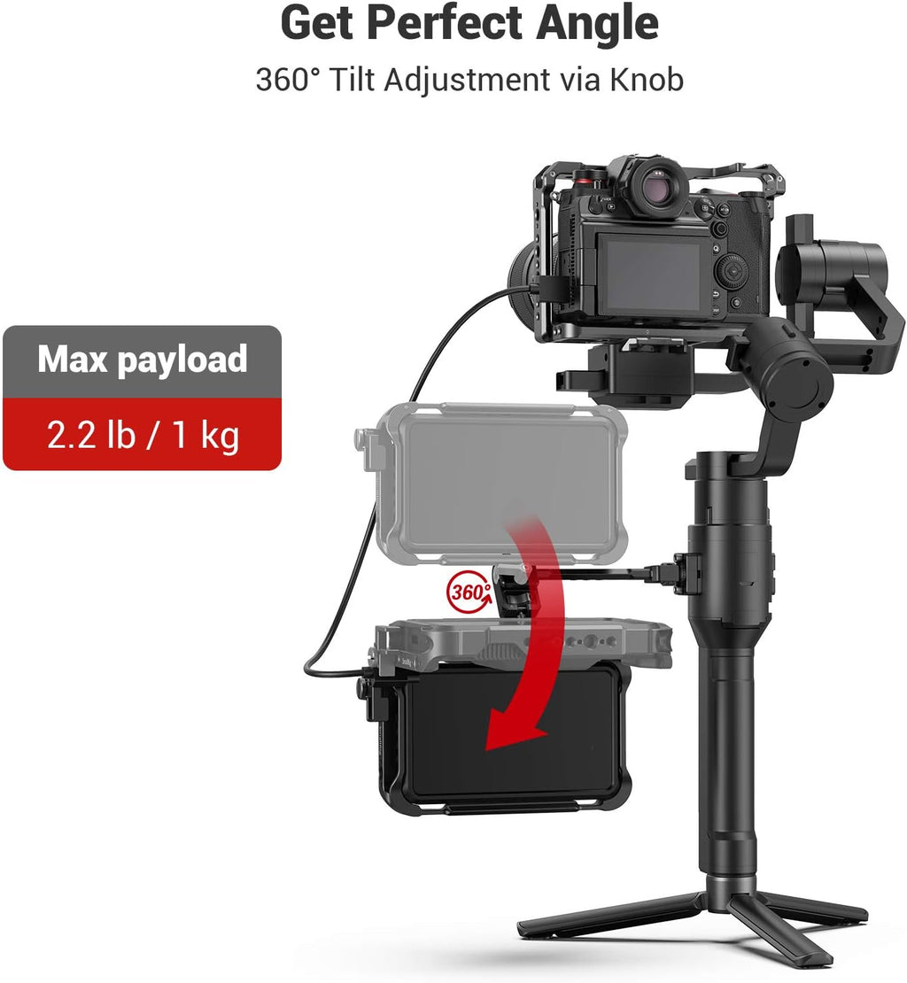 SMALLRIG Adjustable Camera Monitor Mount for DJI Ronin-S/Ronin-SC & ZHIYUN Crane 2S/Crane 3/3S/WEEBILL-S & MOZA AirCross 2 Gimbals - 2889