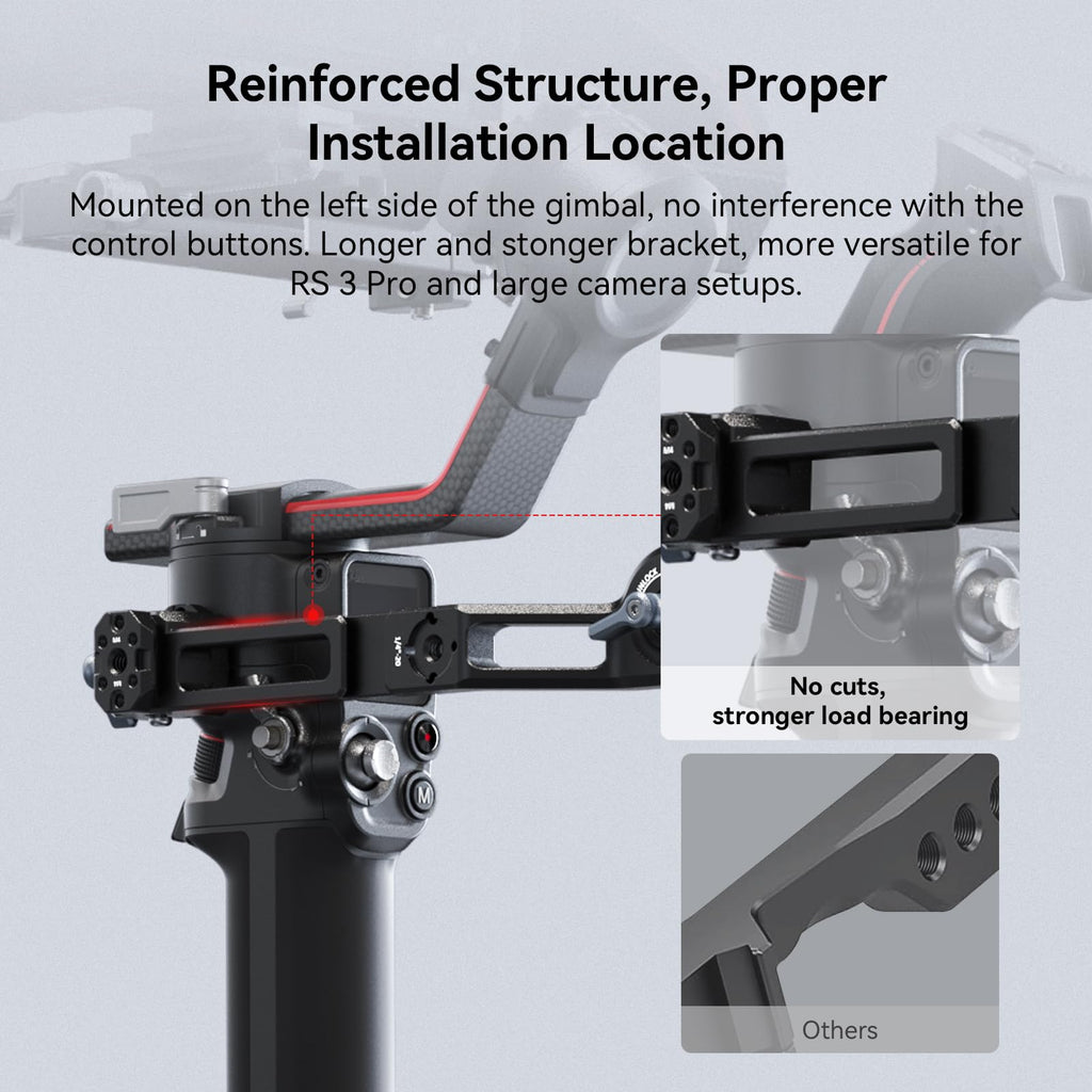 SmallRig Adjustable Sling Handgrip Gimbal Sling Handle for DJI RS 4 Mini, RS 4, RS 4 Pro, RS 3 Mini, RS 3, RS 3 Pro, RS 2, RSC 2 Stabilizer, 13.2lb Load, Ergonomic Grip for Low Angle Shots