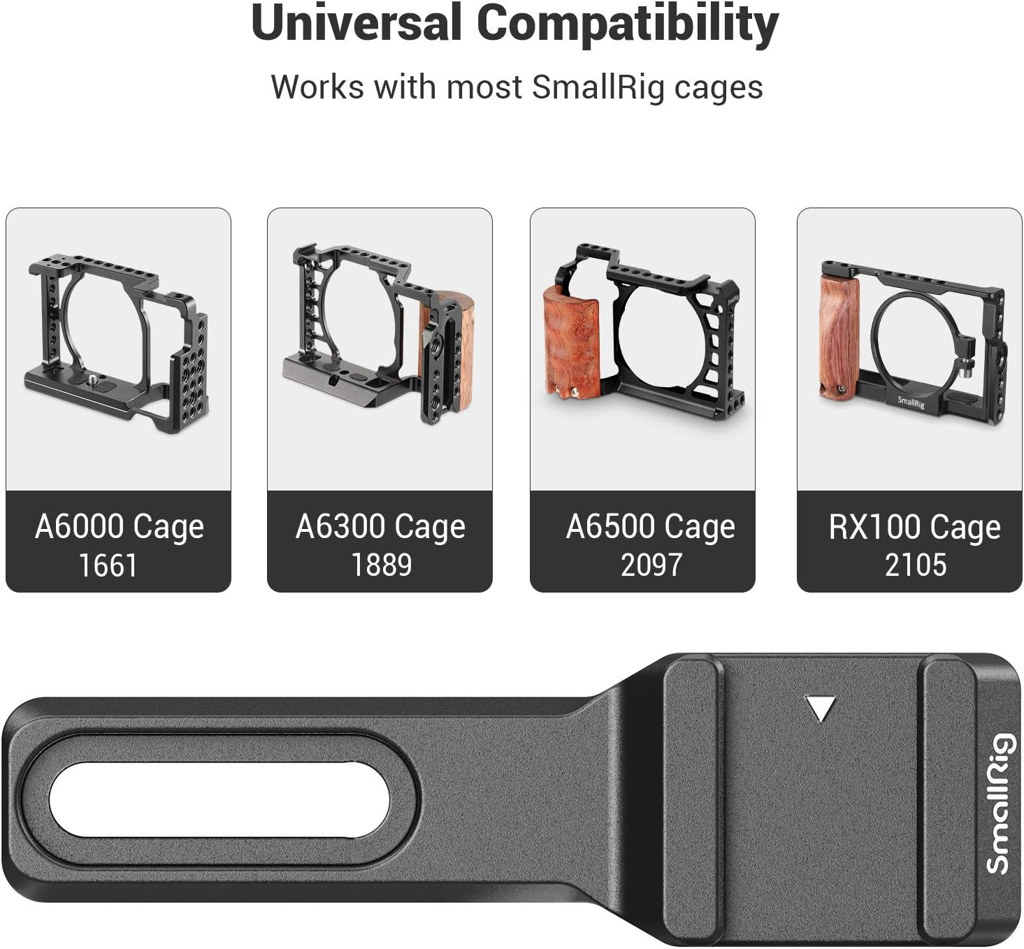SmallRig Cold Shoe Extension, Outrigger Shoe Mount Adapter for Microphone, EVF and Camera Accessories - 2879