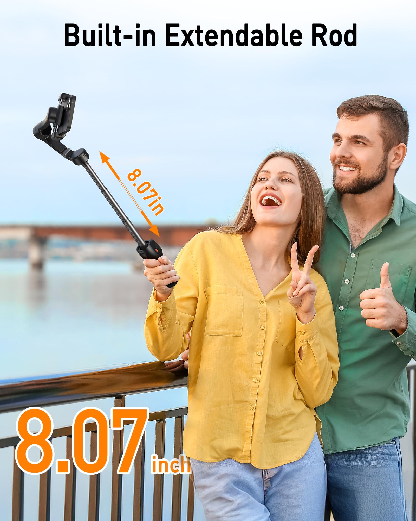 hohem iSteady X3 SE Gimbal Stabilizer for iPhone, Phone Stabilizer with Detachable Remote Control, Portable Foldable 3-Axis Phone Gimbal for Android & iPhone 16 15 Pro Max, Ideal for Travel Vlogging
